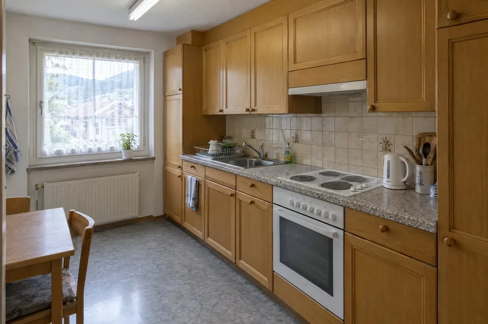 Kitchen, before
