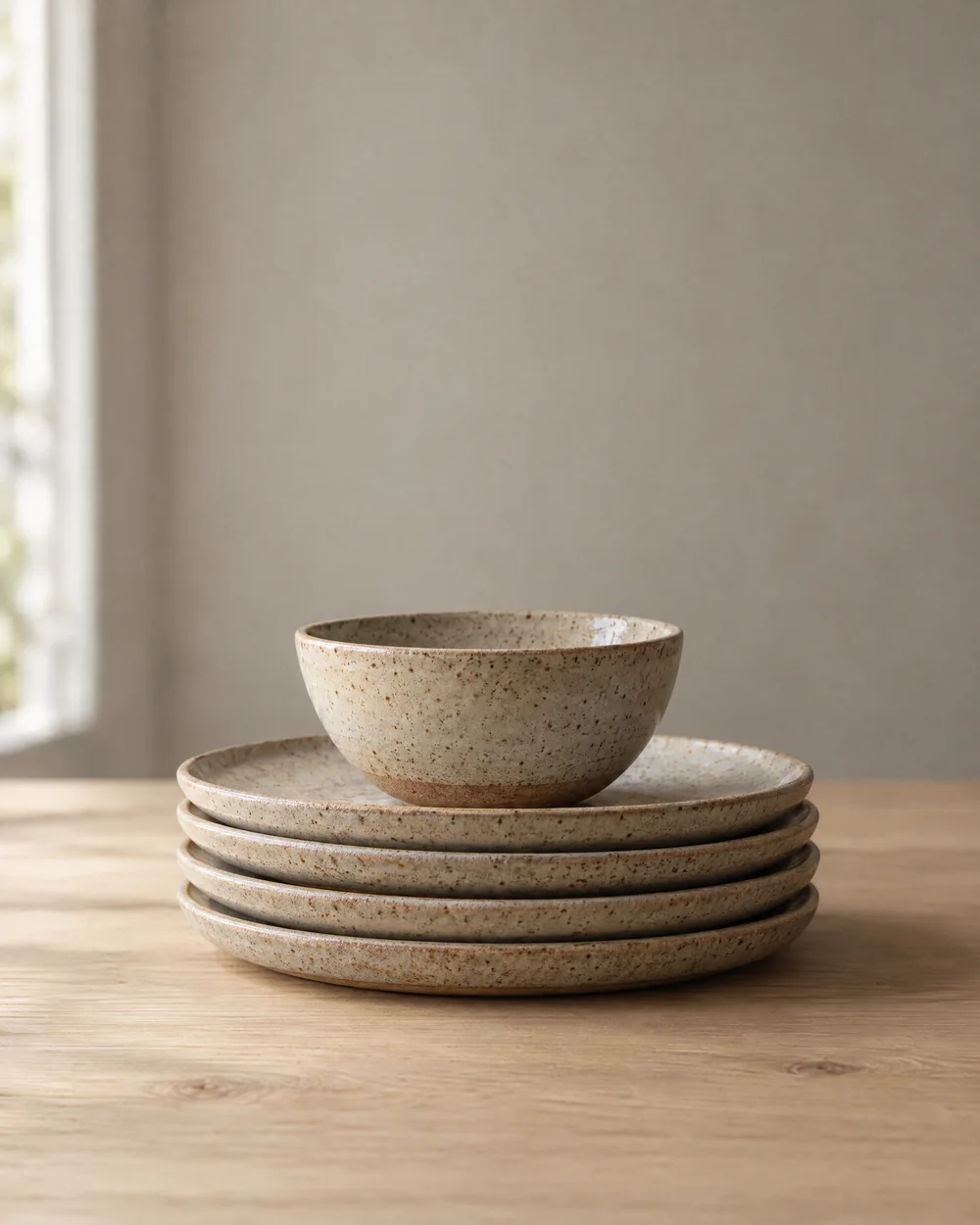 Reel take 2 of 6, stoneware in soft north light
